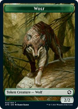 Wolf Token (14) [Adventures in the Forgotten Realms]