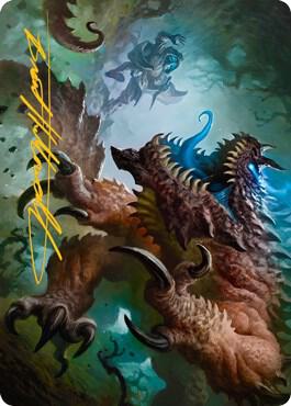 Basilisk Art Card (Gold-Stamped Signature) (9) [Adventures in the Forgotten Realms Art Series]