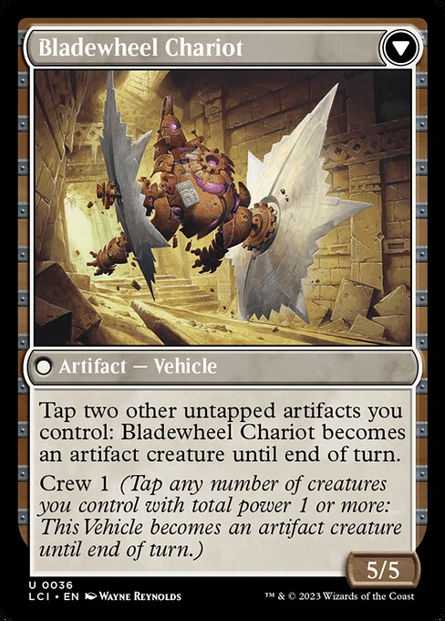 Spring-Loaded Sawblades (36) [The Lost Caverns of Ixalan] Reverse