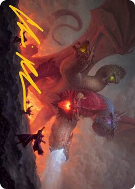 Tiamat Art Card (Gold-Stamped Signature) (26) [Adventures in the Forgotten Realms Art Series]