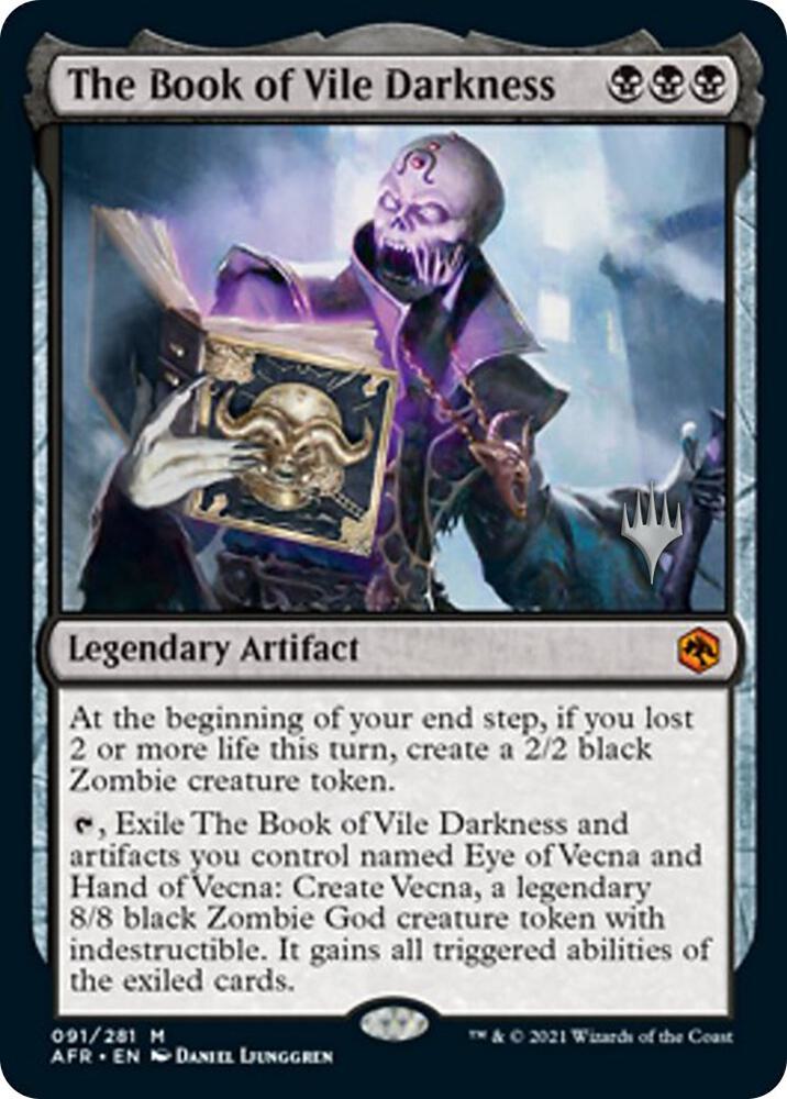 The Book of Vile Darkness (91) [Adventures in the Forgotten Realms Promos]