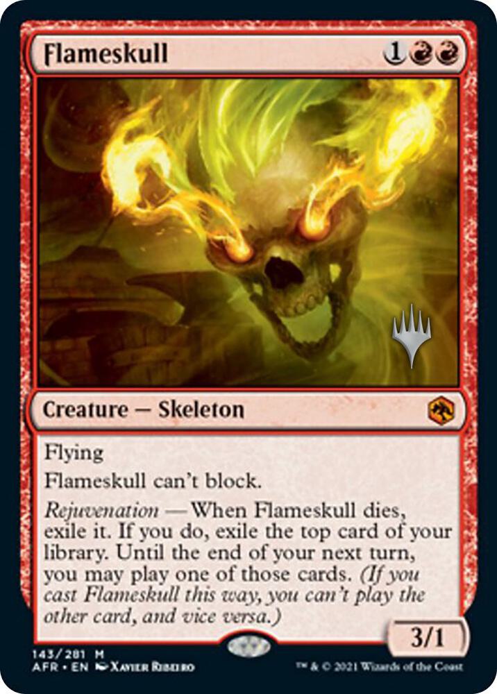 Flameskull (143) [Adventures in the Forgotten Realms Promos]
