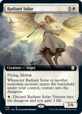 Radiant Solar (Extended Art) (278) [Forgotten Realms Commander] [Extended Art]