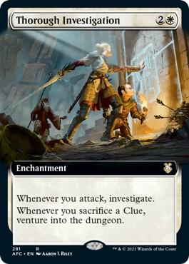 Thorough Investigation (Extended Art) (281) [Forgotten Realms Commander] [Extended Art]
