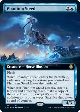 Phantom Steed (Extended Art) (287) [Forgotten Realms Commander] [Extended Art]