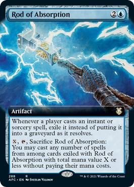 Rod of Absorption (Extended Art) (288) [Forgotten Realms Commander] [Extended Art]