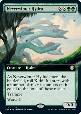 Neverwinter Hydra (Extended Art) (310) [Forgotten Realms Commander] [Extended Art]