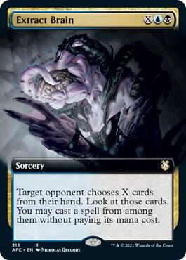 Extract Brain (Extended Art) (315) [Forgotten Realms Commander] [Extended Art]