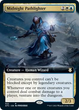 Midnight Pathlighter (Extended Art) (322) [Forgotten Realms Commander] [Extended Art]