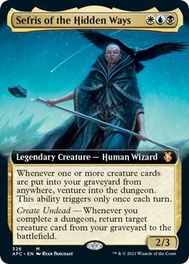 Sefris of the Hidden Ways (Extended Art) (326) [Forgotten Realms Commander] [Extended Art]