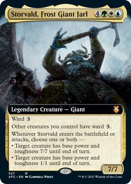 Storvald, Frost Giant Jarl (Extended Art) (327) [Forgotten Realms Commander] [Extended Art]