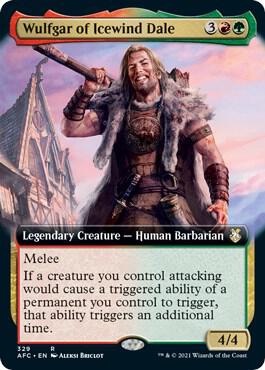 Wulfgar of Icewind Dale (Extended Art) (329) [Forgotten Realms Commander] [Extended Art]