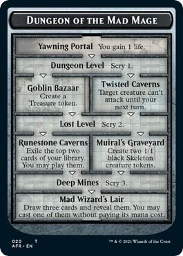 Dungeon of the Mad Mage // Lost Mine of Phandelver Double-Sided Token (20 // 21) [Adventures in the Forgotten Realms]