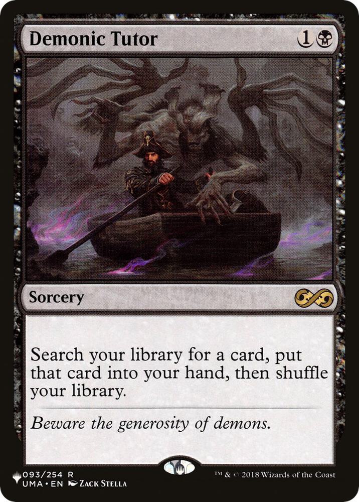 Demonic Tutor (UMA) (093/254) [The List]