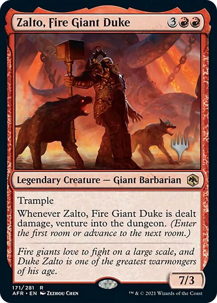 Zalto, Fire Giant Duke (171) [Adventures in the Forgotten Realms Promos]