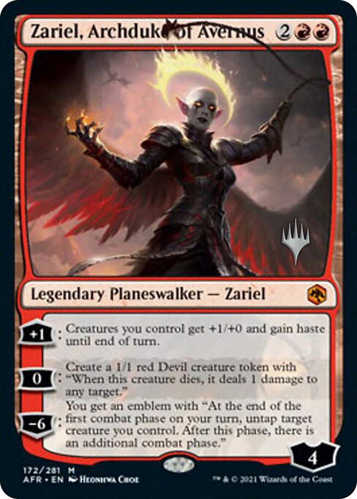 Zariel, Archduke of Avernus (172) [Adventures in the Forgotten Realms Promos]
