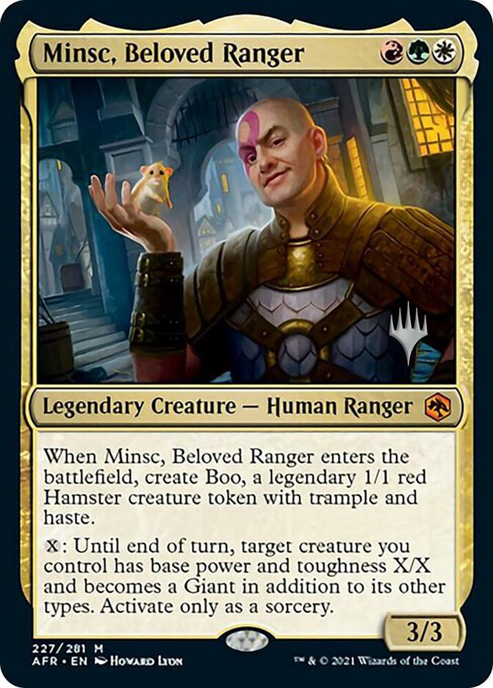 Minsc, Beloved Ranger (227) [Adventures in the Forgotten Realms Promos]
