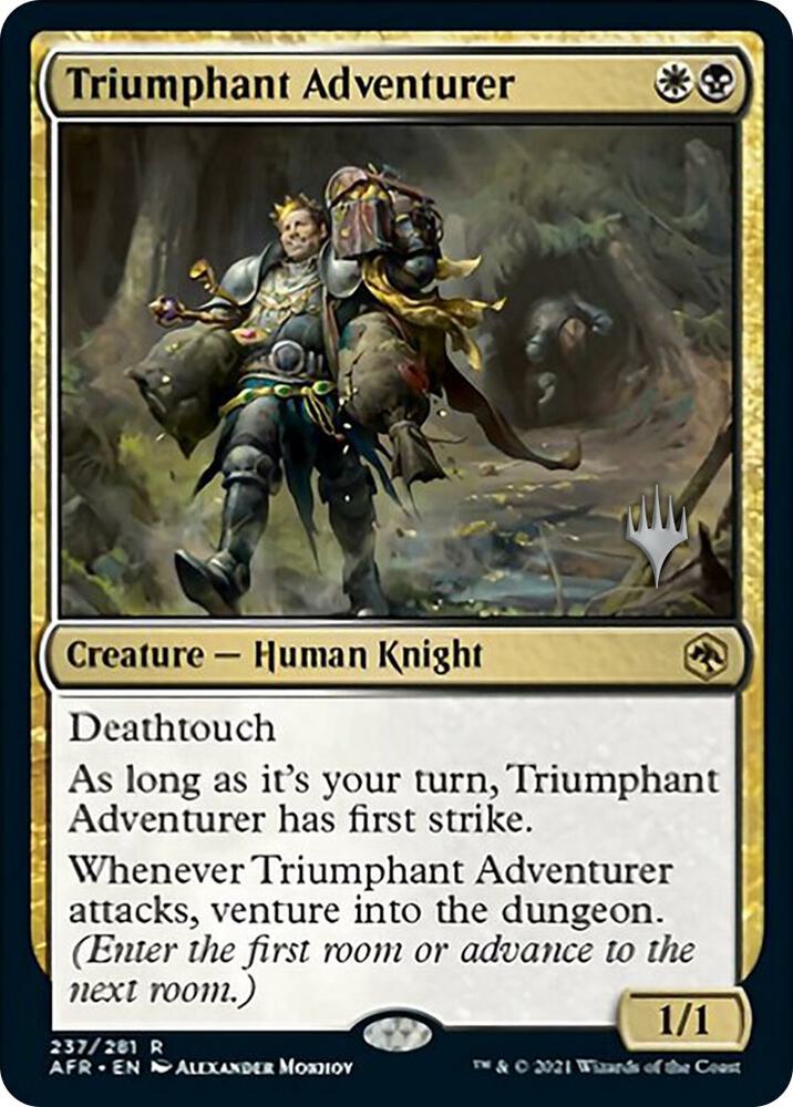 Triumphant Adventurer (237) [Adventures in the Forgotten Realms Promos]
