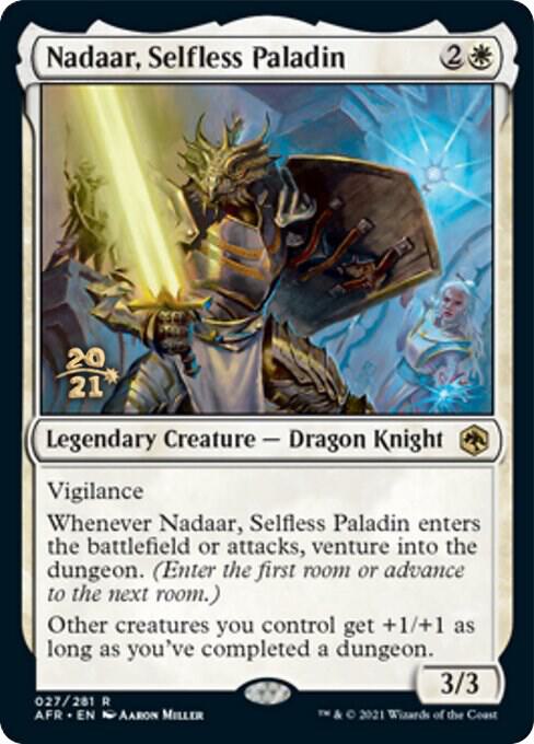 Nadaar, Selfless Paladin (27) [Prerelease Cards]