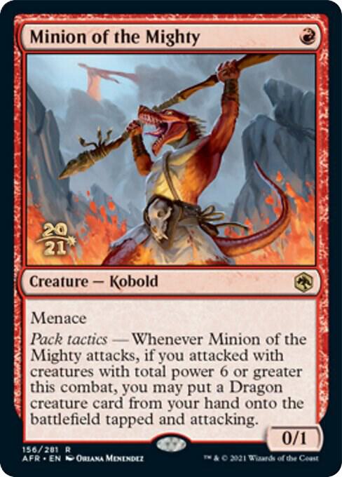 Minion of the Mighty (156) [Prerelease Cards]
