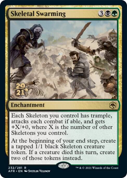Skeletal Swarming (232) [Prerelease Cards]