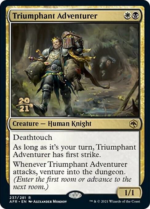 Triumphant Adventurer (237) [Prerelease Cards]