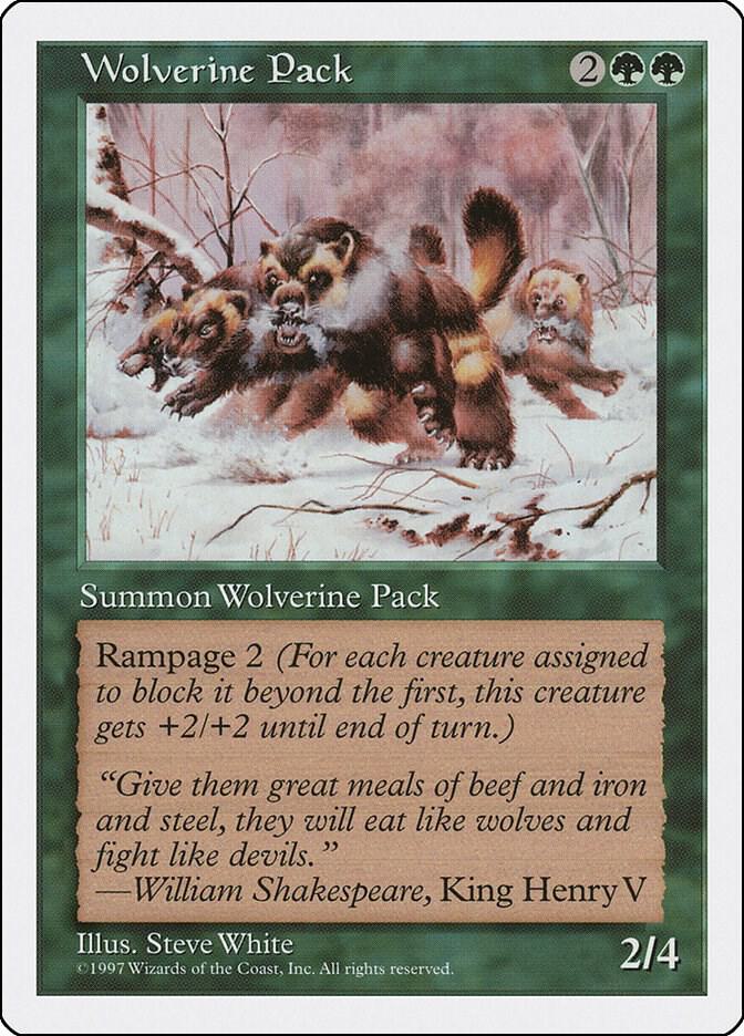 Wolverine Pack (344) [Fifth Edition]