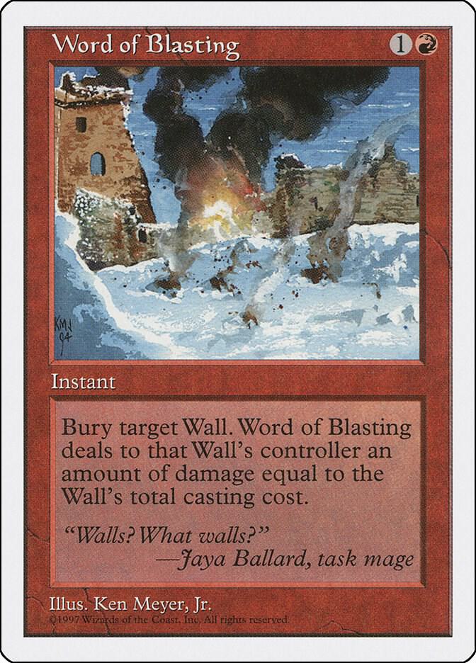 Word of Blasting (276) [Fifth Edition]