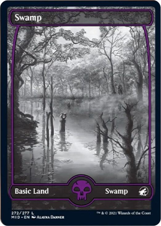 Swamp (272) [Innistrad: Midnight Hunt] [Full Art, Showcase]