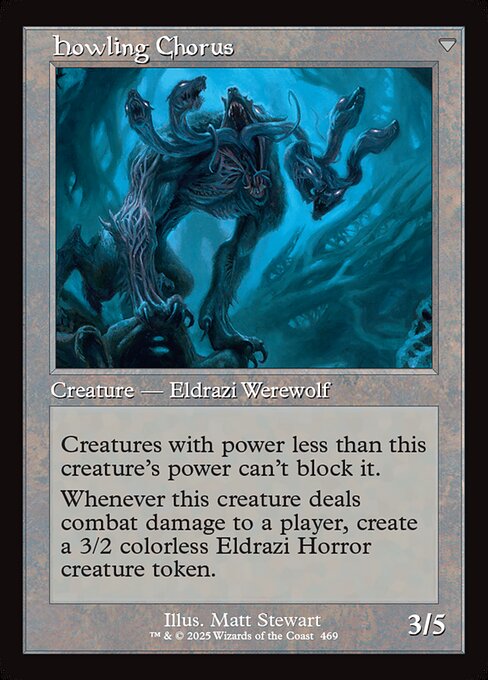 Shrill Howler (Retro Frame) (469) [Innistrad Remastered] Reverse