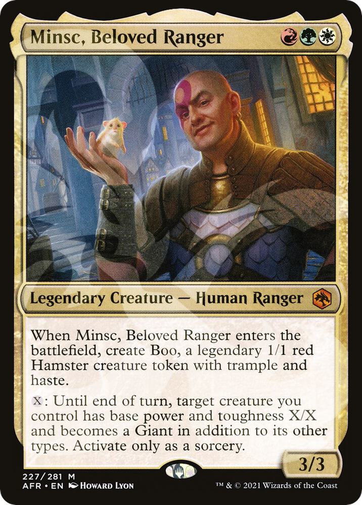 Minsc, Beloved Ranger (227) [AFR Ampersand Promos]