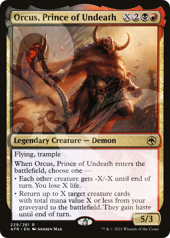 Orcus, Prince of Undeath (229) [AFR Ampersand Promos]