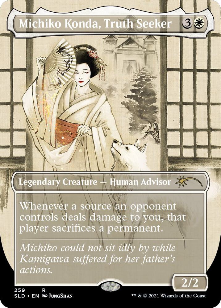 Michiko Konda, Truth Seeker (259) [Secret Lair Drop] [Borderless]