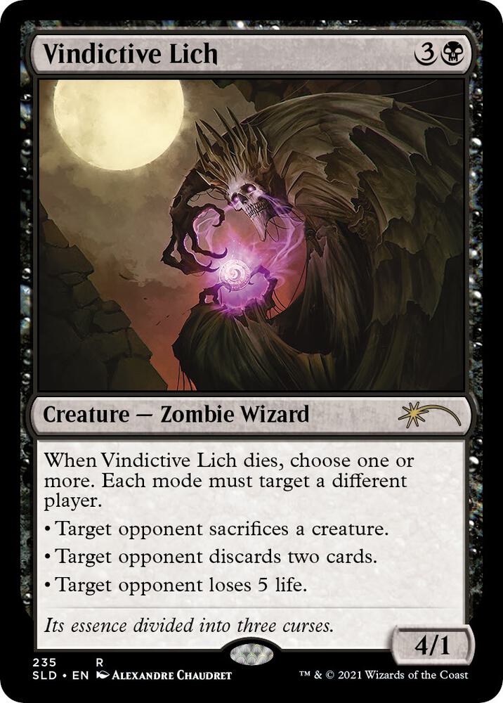 Vindictive Lich (235) [Secret Lair Drop]