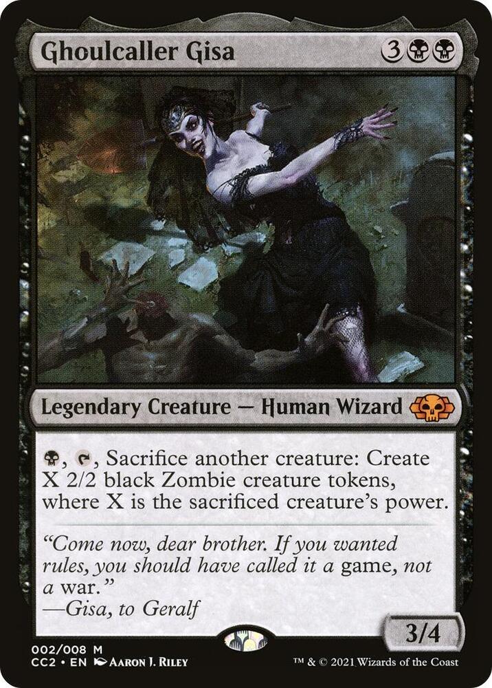 Ghoulcaller Gisa (2) [Commander Collection: Black]