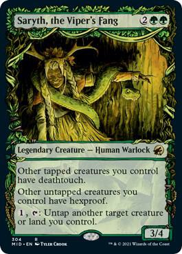 Saryth, the Viper's Fang (Showcase) (304) [Innistrad: Midnight Hunt] [Showcase]