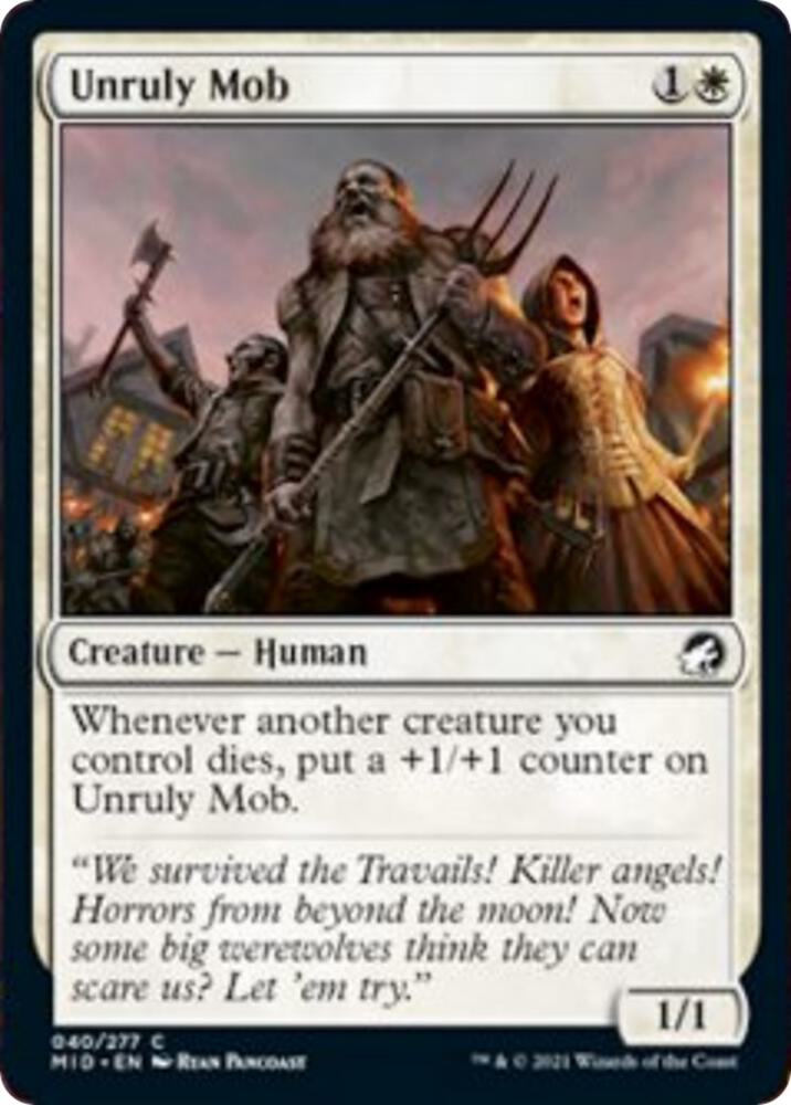 Unruly Mob (40) [Innistrad: Midnight Hunt]