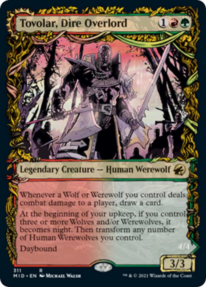 Tovolar, Dire Overlord (Showcase) (311) [Innistrad: Midnight Hunt] [Showcase]