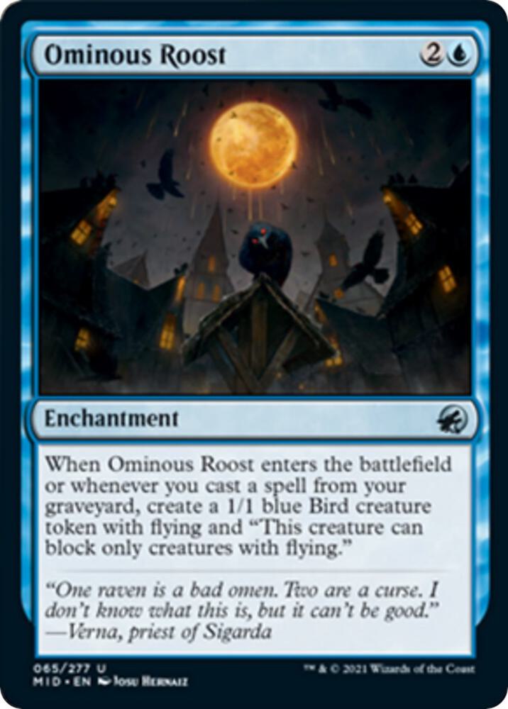 Ominous Roost (65) [Innistrad: Midnight Hunt]