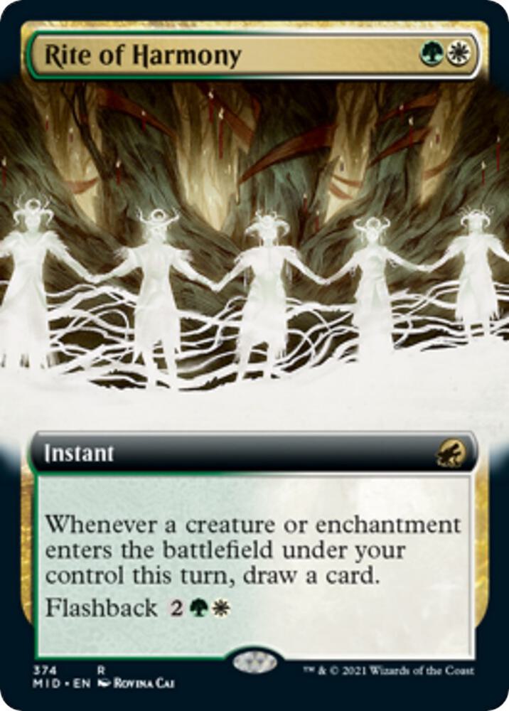 Rite of Harmony (Extended Art) (374) [Innistrad: Midnight Hunt] [Extended Art]