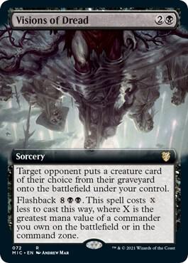 Visions of Dread (Extended Art) (72) [Midnight Hunt Commander] [Extended Art]