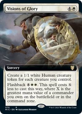Visions of Glory (Extended Art) (70) [Midnight Hunt Commander] [Extended Art]