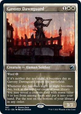 Gavony Dawnguard (387) [Innistrad: Midnight Hunt Promos]