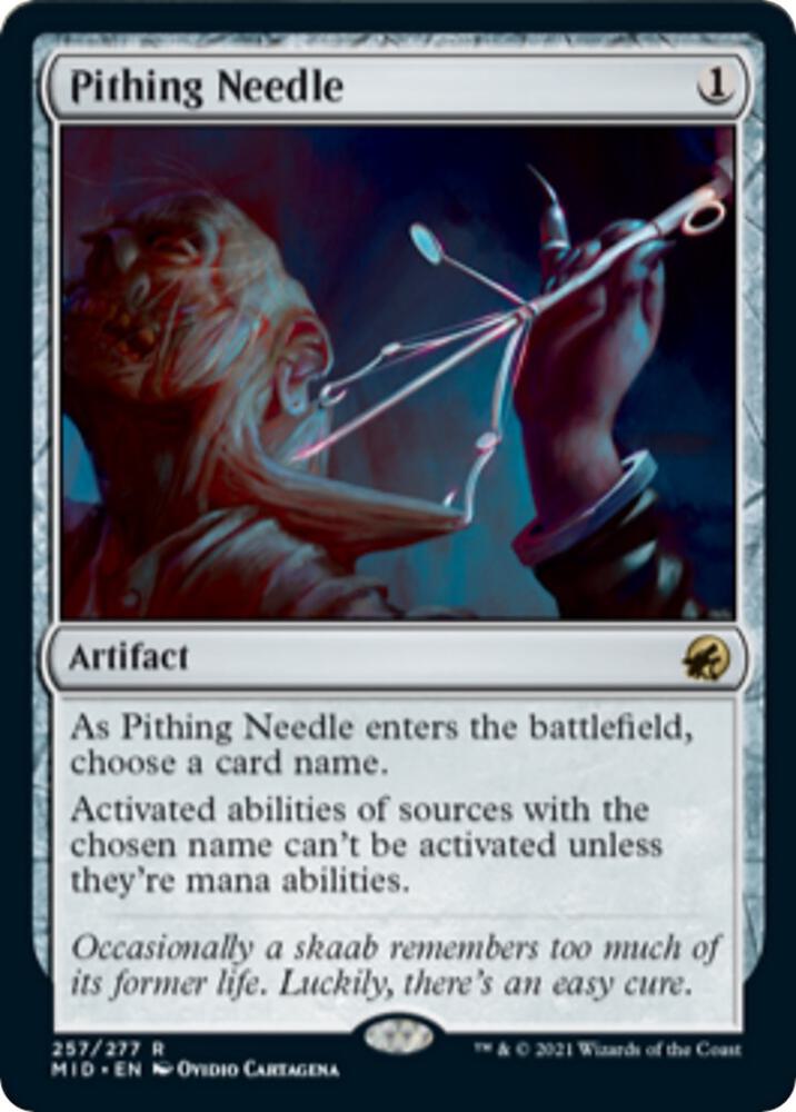 Pithing Needle (257) [Innistrad: Midnight Hunt]