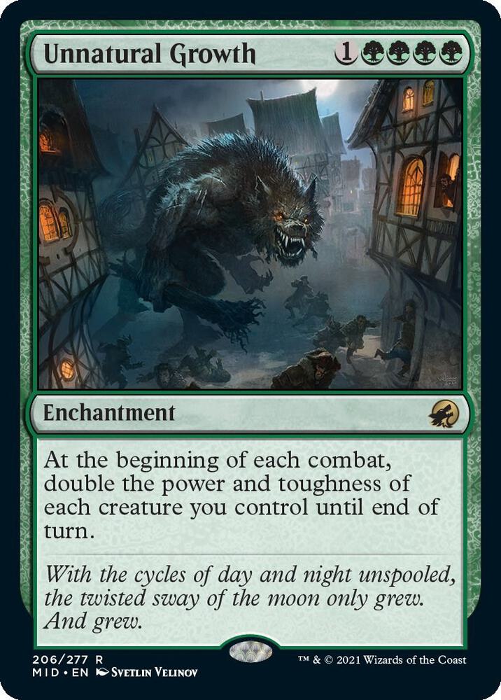Unnatural Growth (206) [Innistrad: Midnight Hunt]