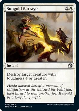 Sungold Barrage (36) [Innistrad: Midnight Hunt]