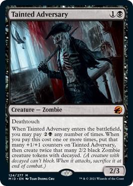 Tainted Adversary (124) [Innistrad: Midnight Hunt]