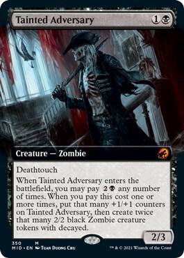 Tainted Adversary (Extended Art) (350) [Innistrad: Midnight Hunt] [Extended Art]