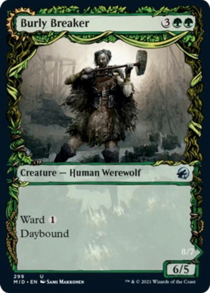 Burly Breaker (Showcase) (299) [Innistrad: Midnight Hunt] [Showcase]