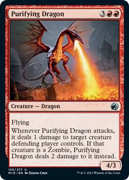 Purifying Dragon (155) [Innistrad: Midnight Hunt]